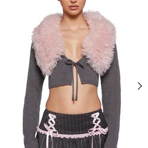 CHASING HEARTBEATS CROPPED CARDIGAN